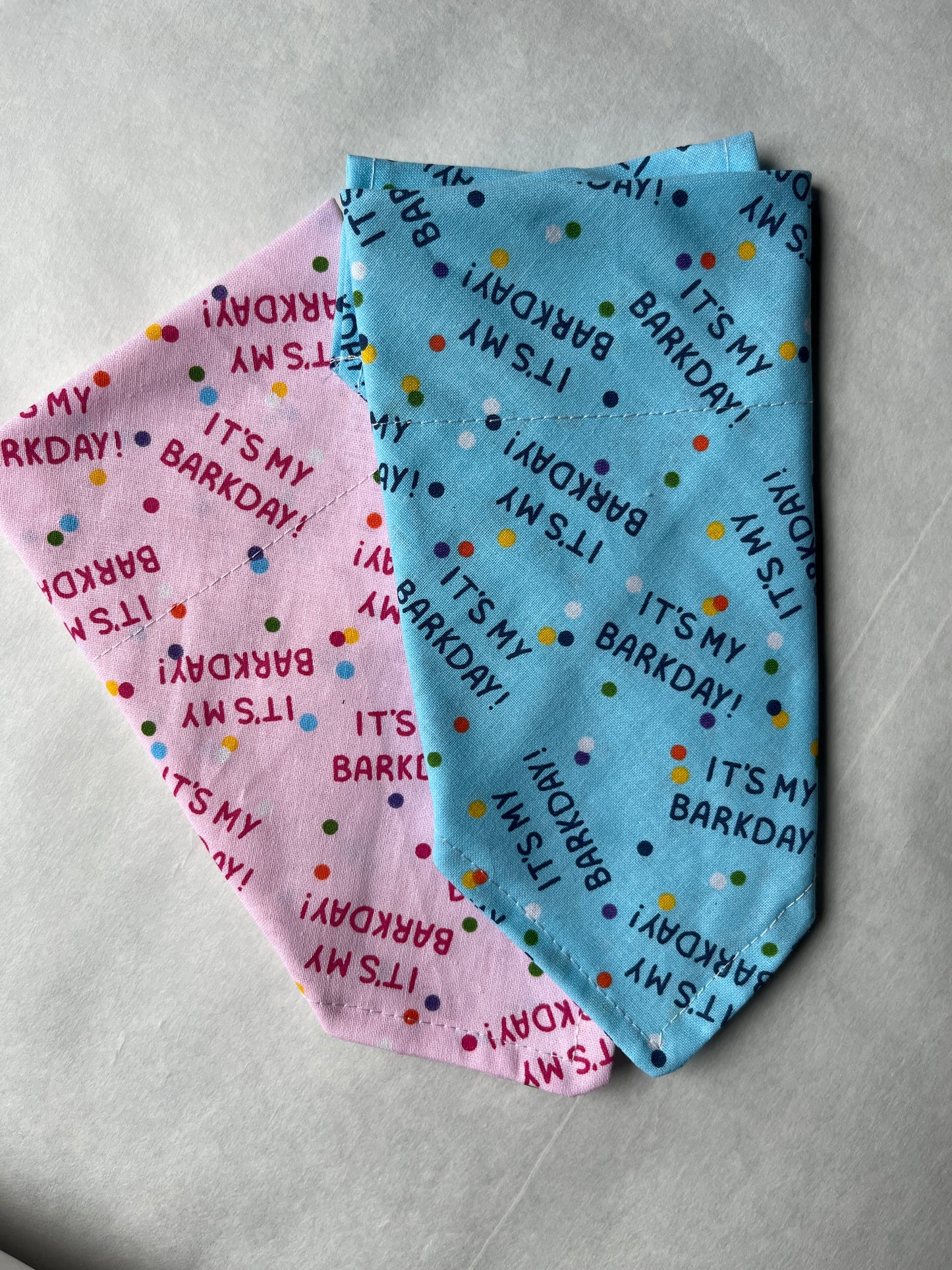 "It's My Barkday" Birthday Bandana for Dog