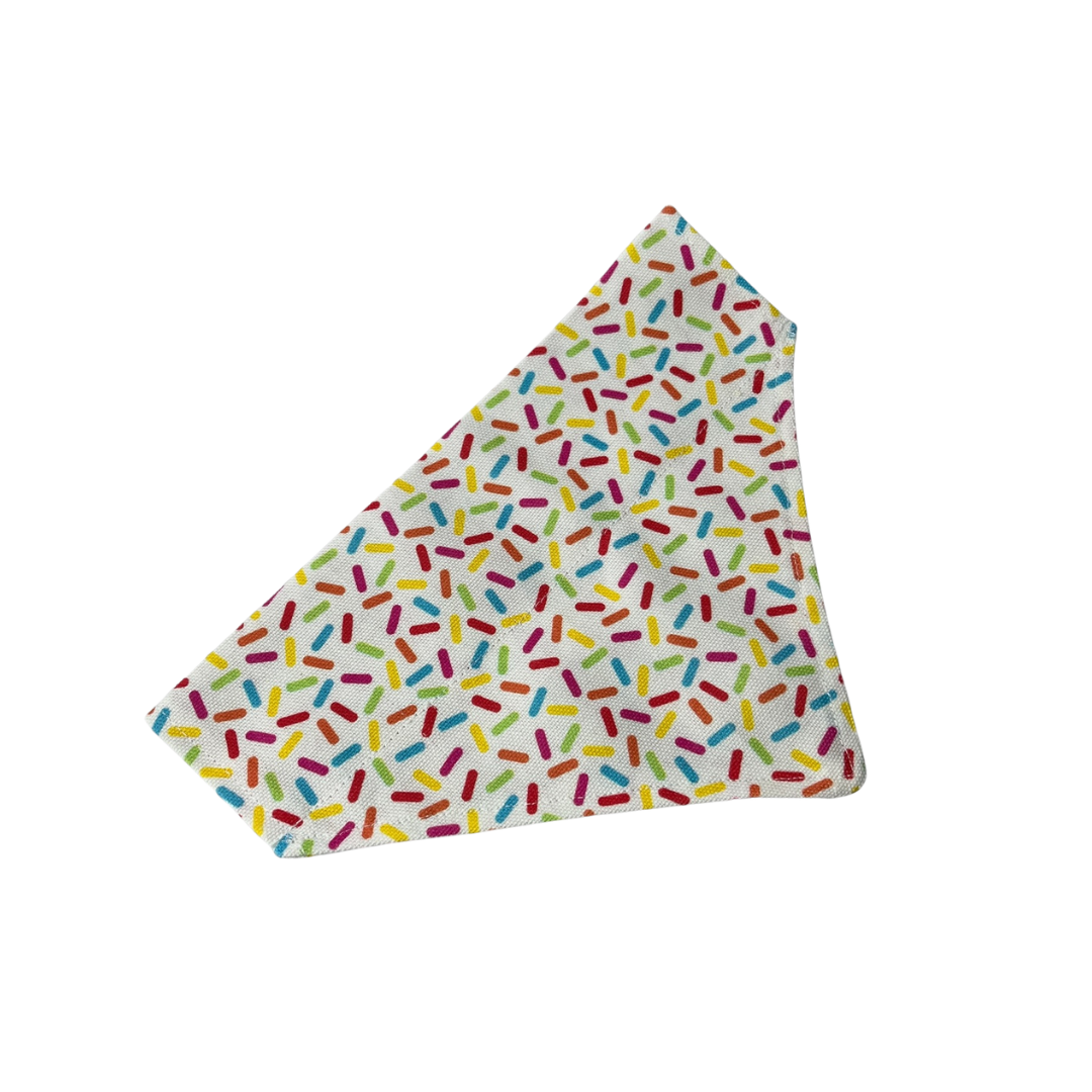 Sprinkles Bandana for Dog Birthday, Gotcha Day, or Celebration