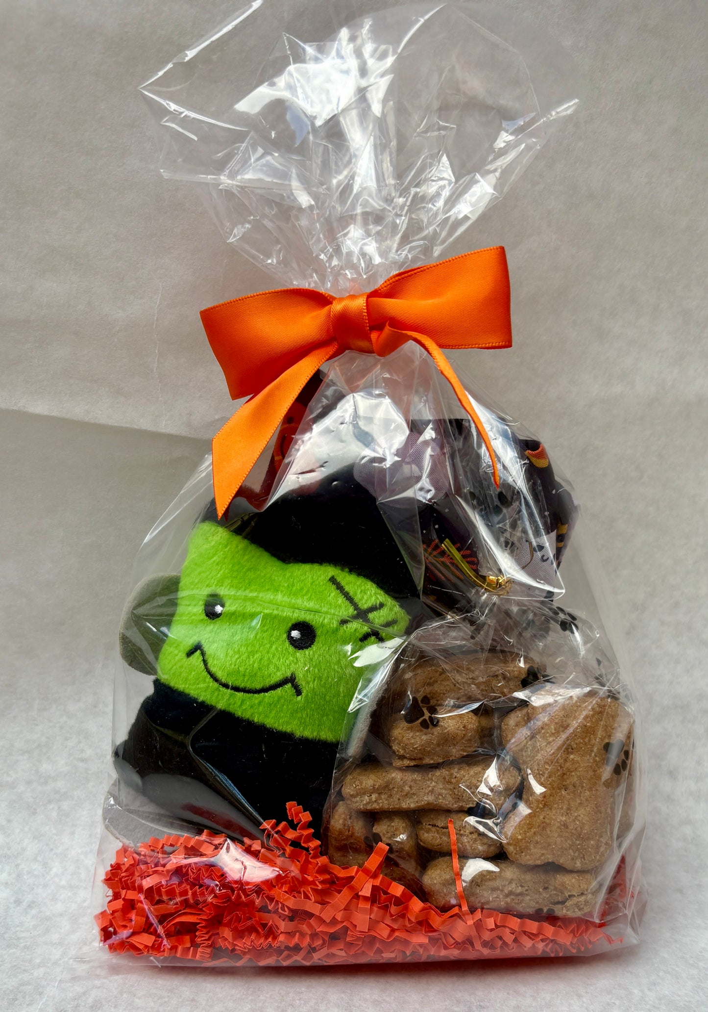 Halloween Bundle- Toy, Bandana, & Treats for Dogs