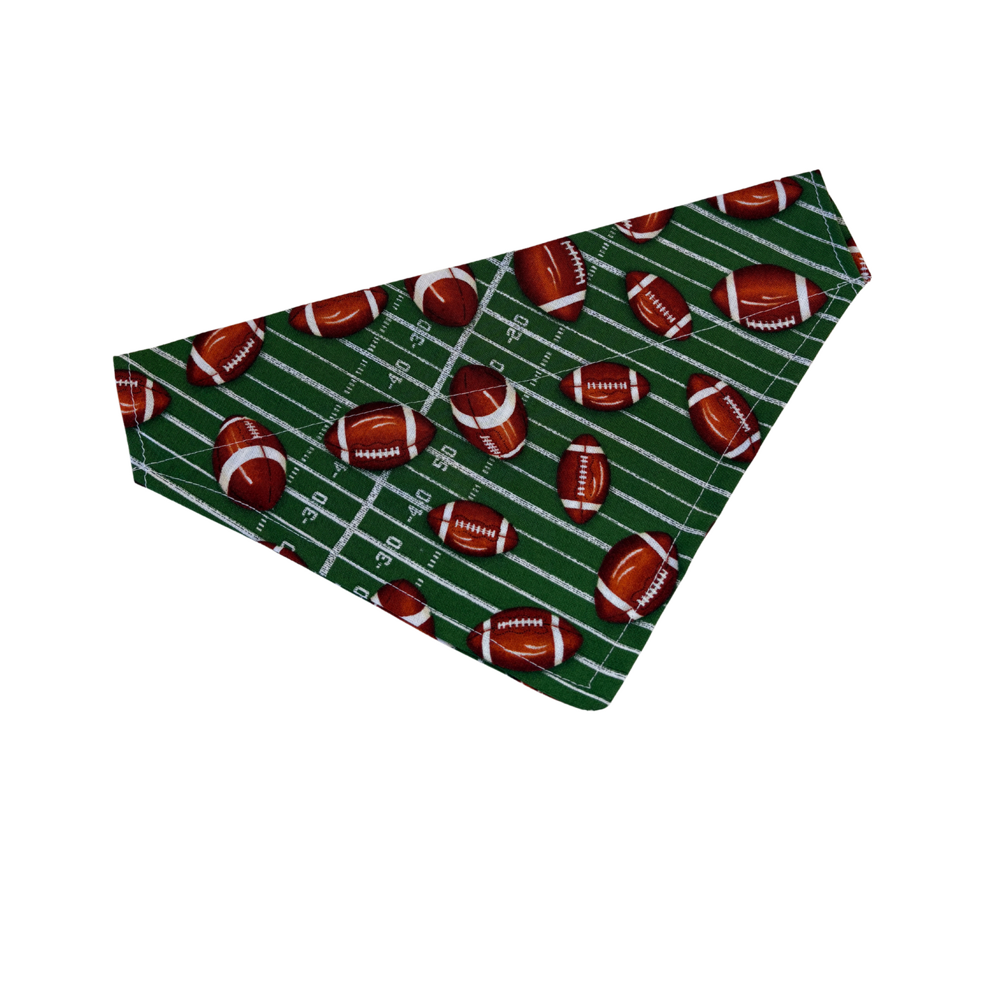 Football Themed Dog Collar Bandana