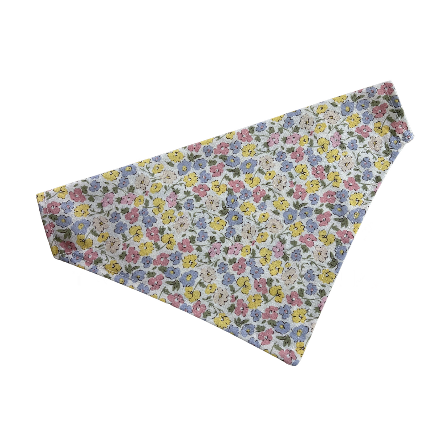 Handmade Dog Bandana- Pastel Flowers