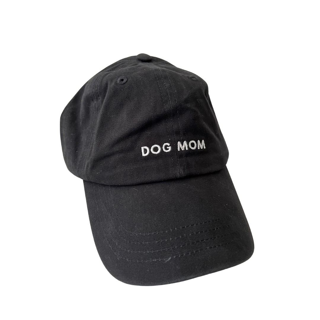 Black Dog Mom Hat- Side View