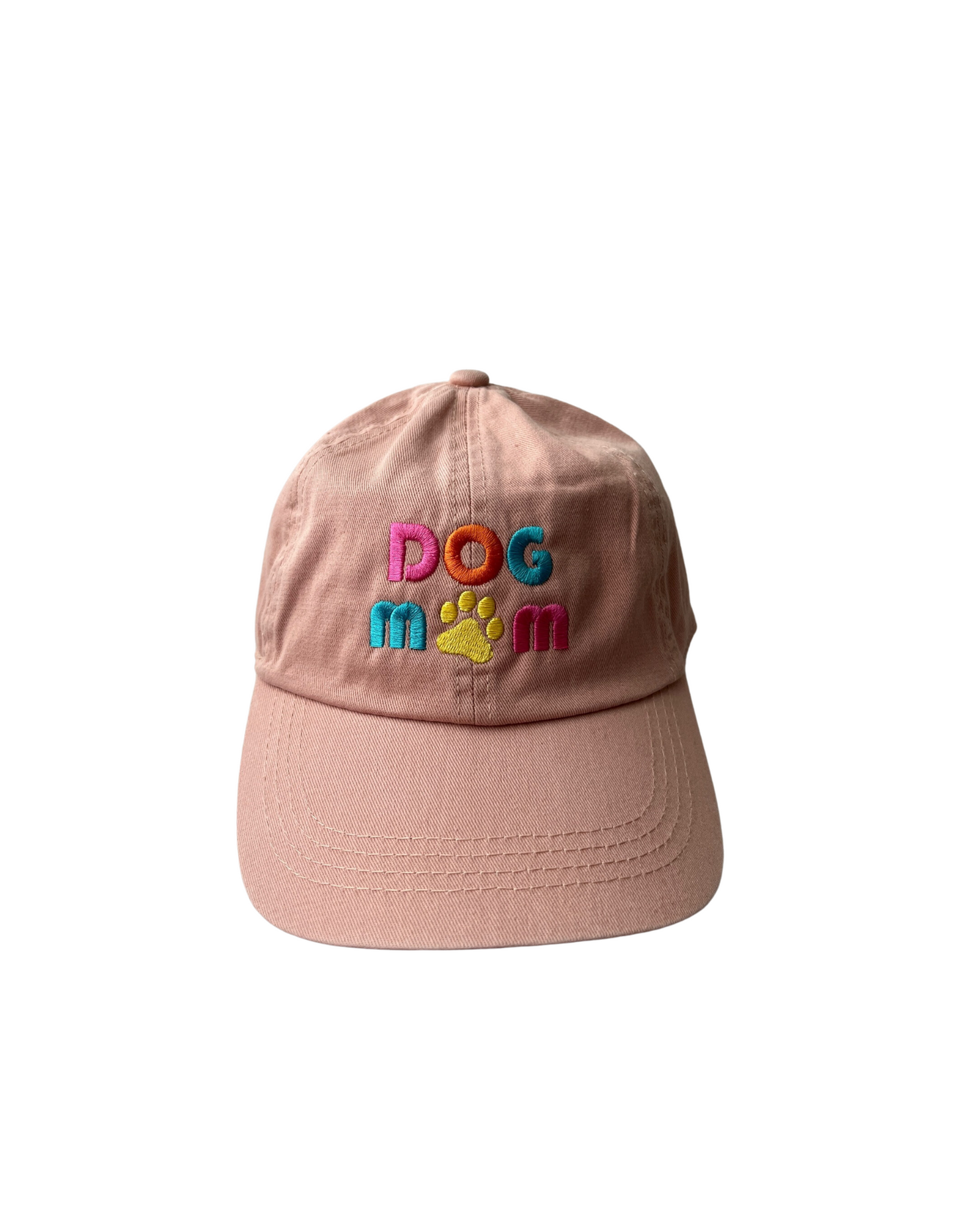Dog Mom Hat- 3D Color Text
