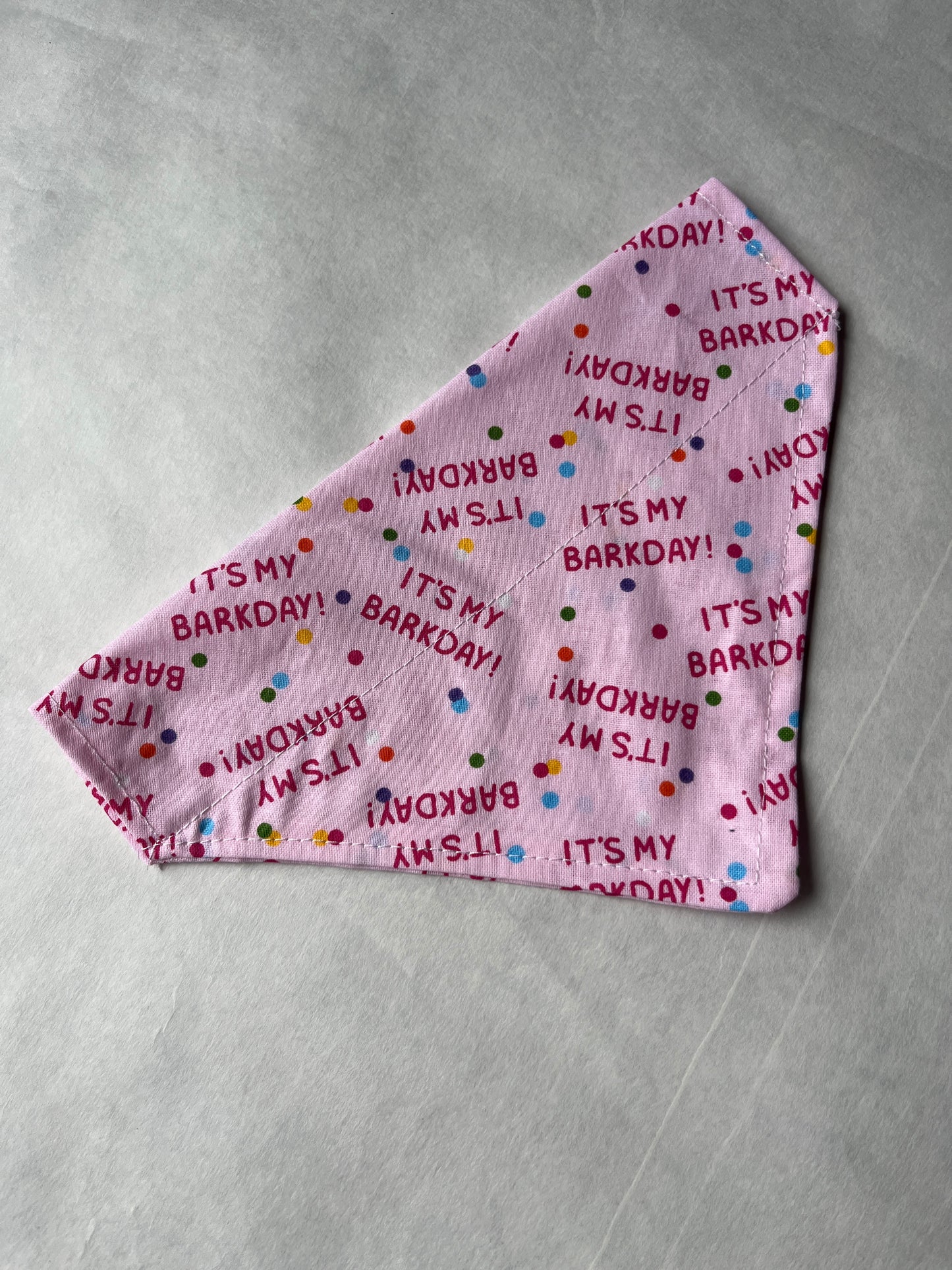 "It's My Barkday" Birthday Bandana for Dog