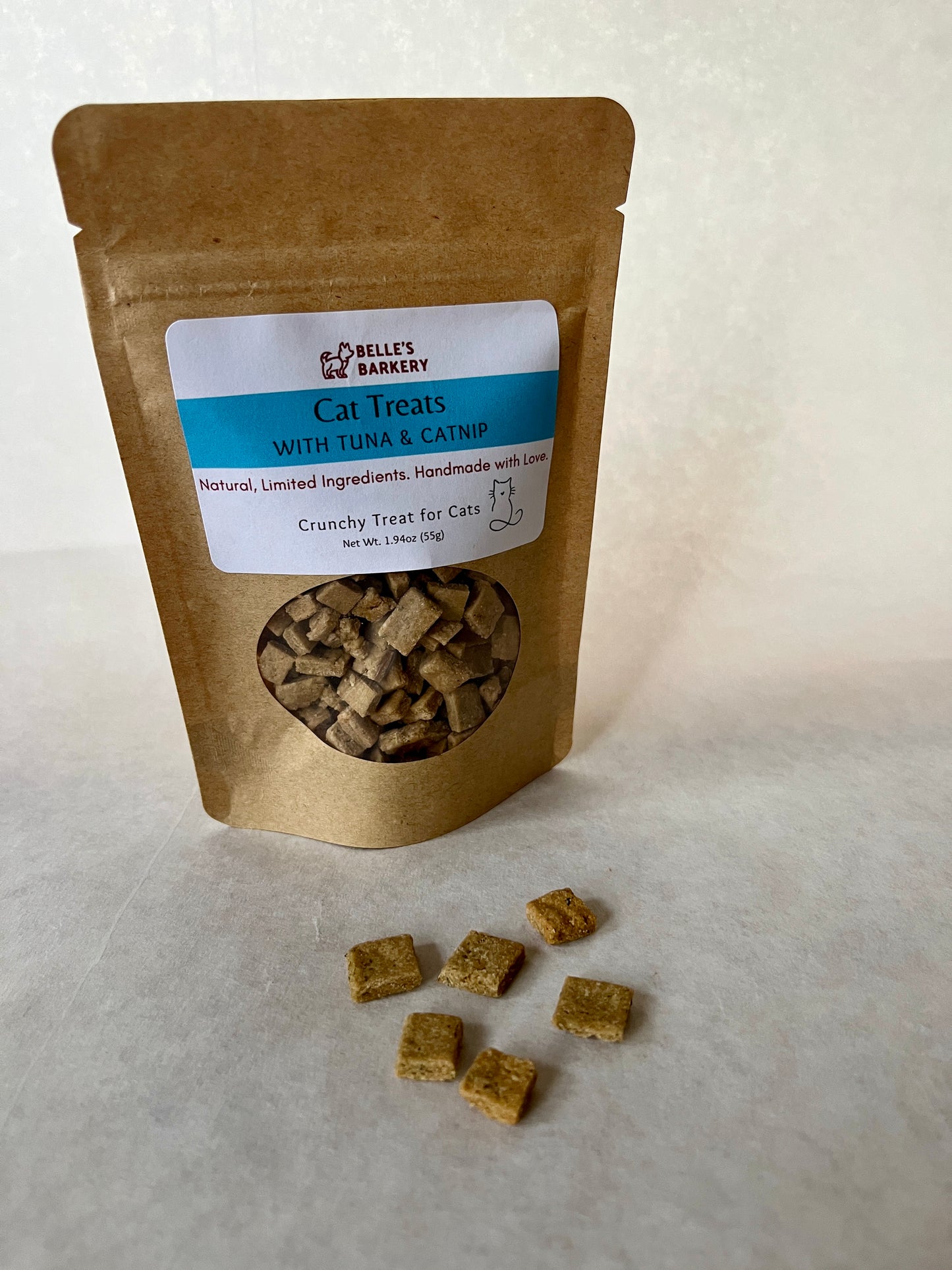 55g bag of cat treats
