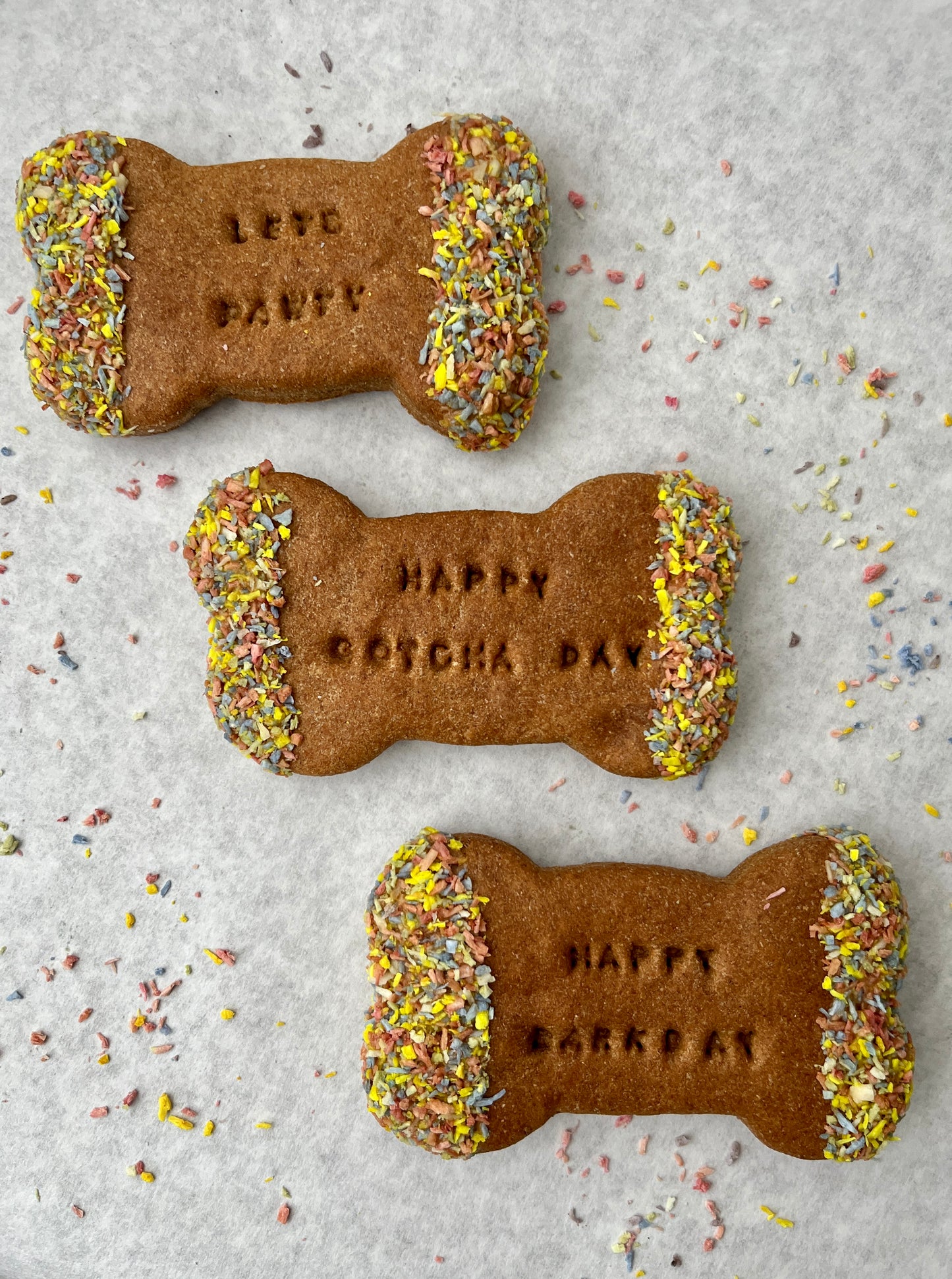 Celebration Dog Biscuits with Applesauce & Peanut Butter