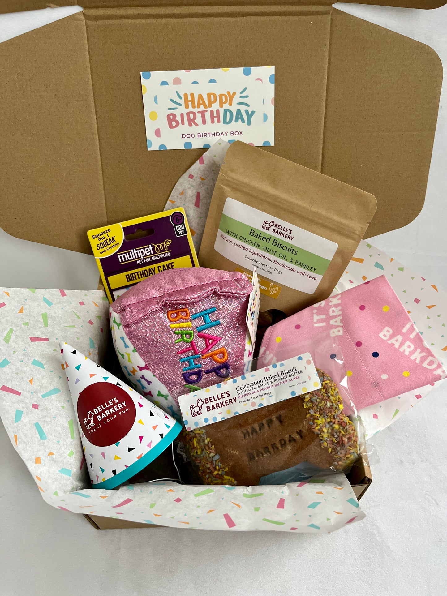 Birthday Box for Dogs - Pink