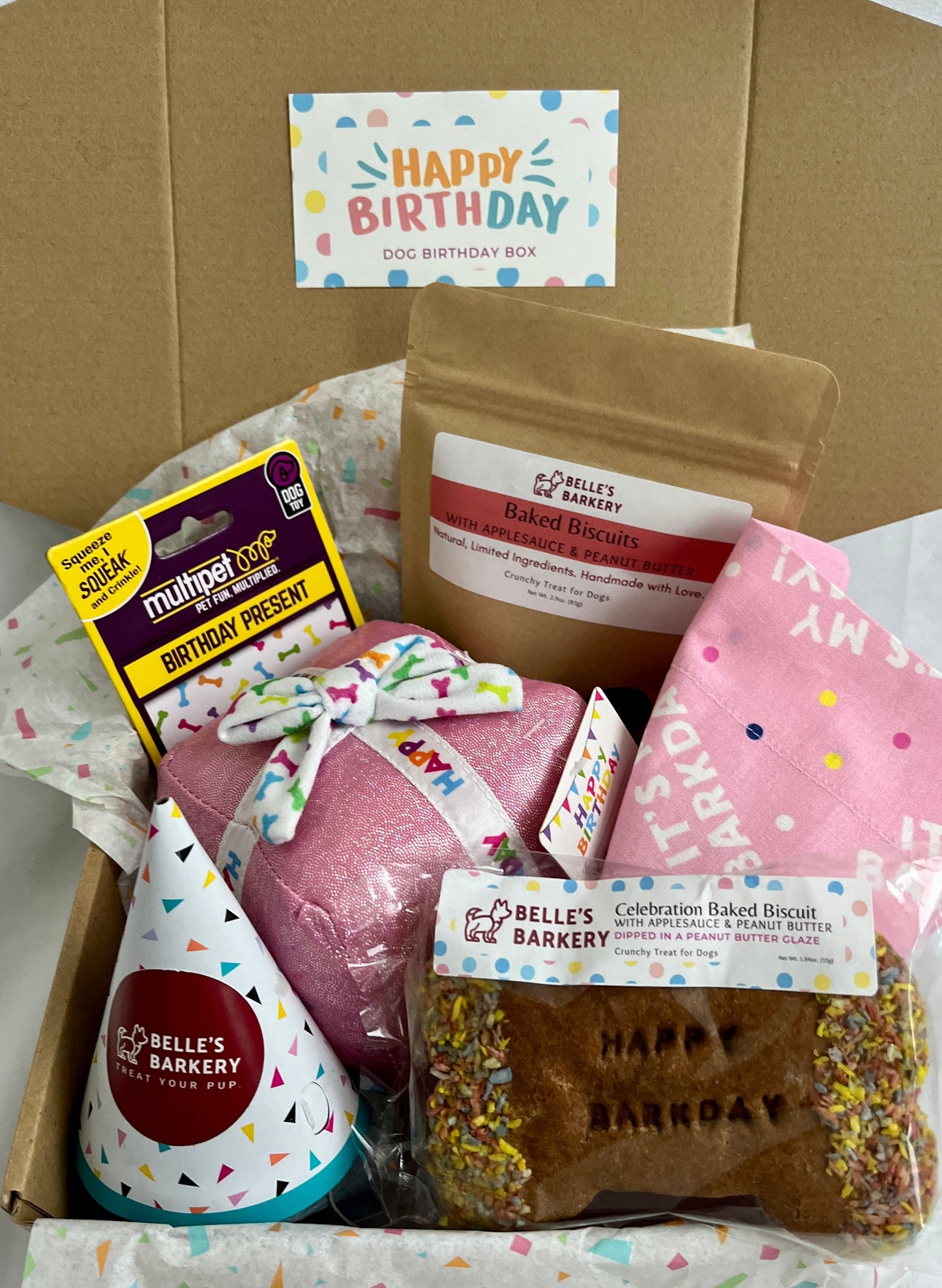 Birthday Box for Dogs - Pink