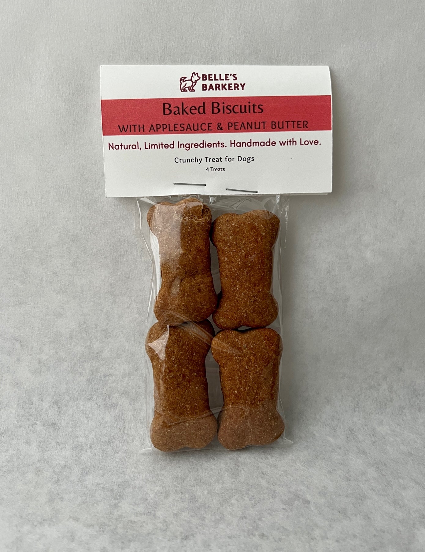 Bite Size Packs- Baked Biscuits with Applesauce & Peanut Butter