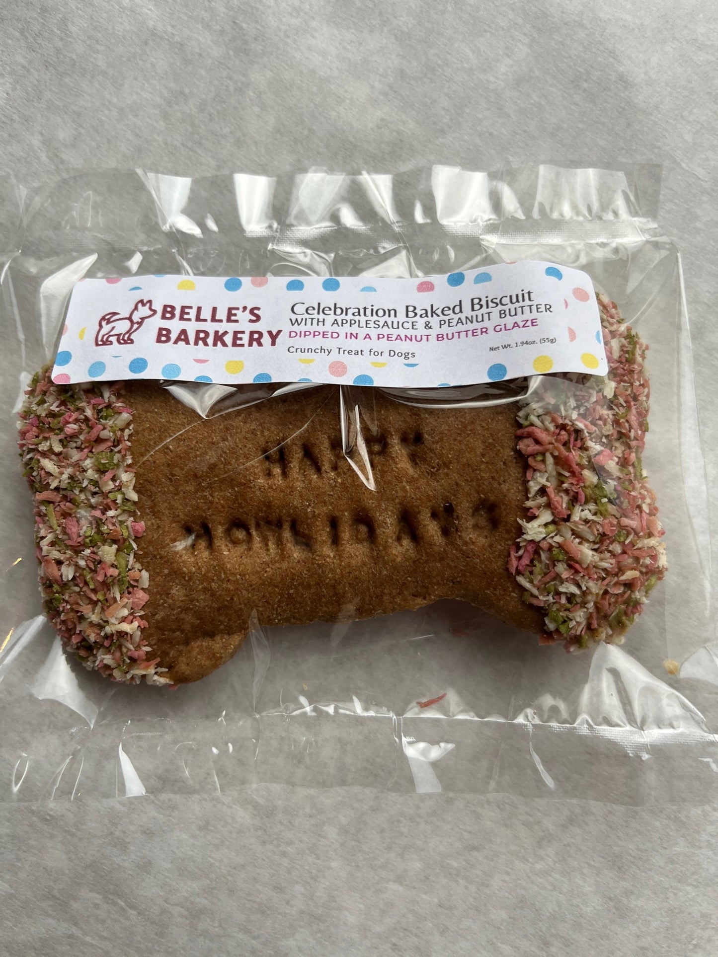 Happy Howlidays Celebration Biscuit