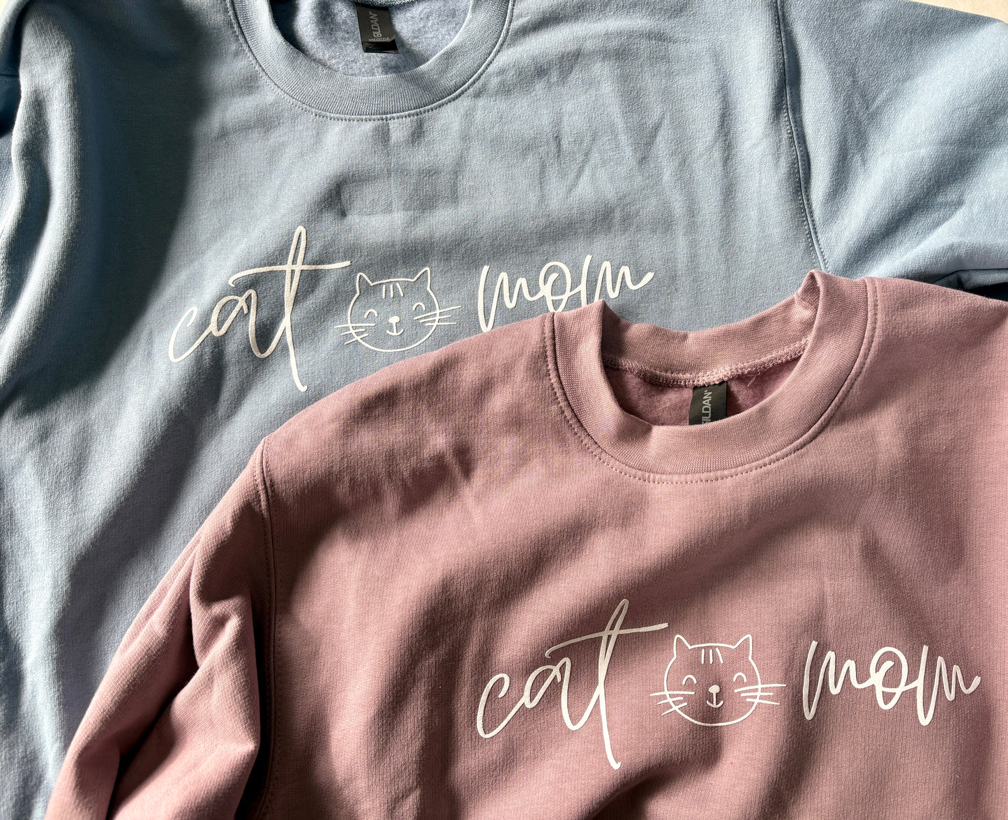 Cat Mom Crewneck Sweatshirt