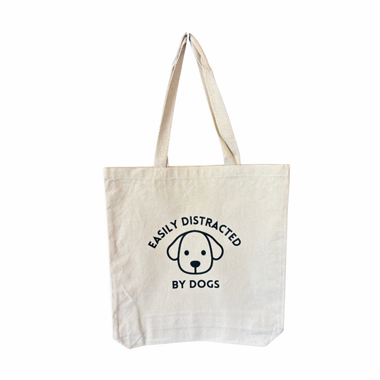 Easily Distracted by Dogs Tote
