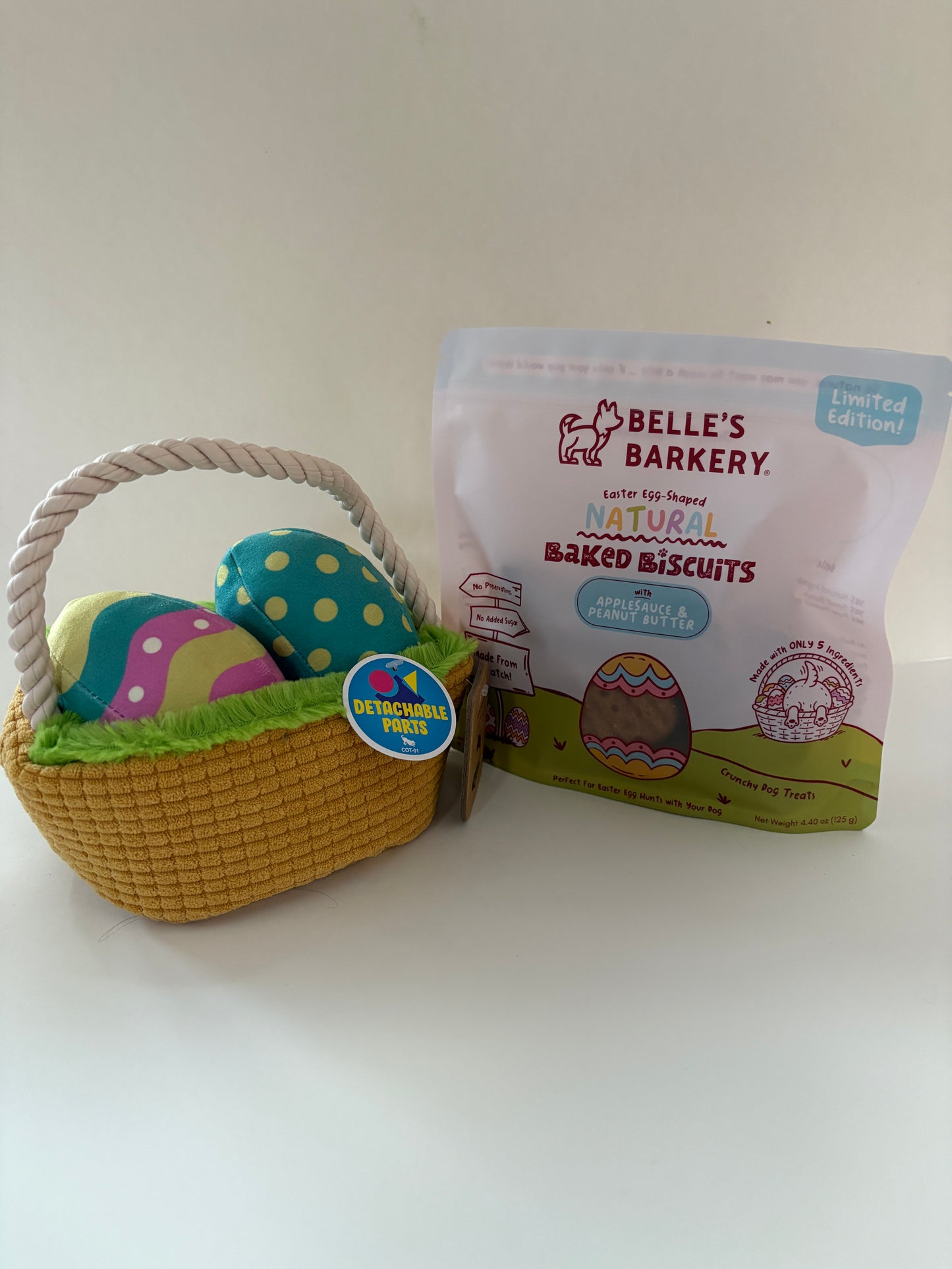 Eggs-cellent Easter Basket Bundle for Dogs - Treats & Toys!