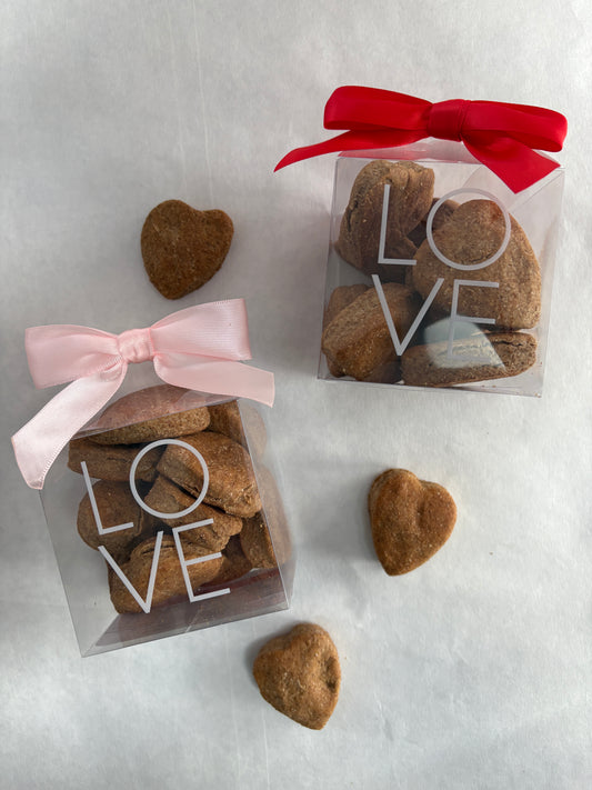 LOVE Box - Baked Dog Biscuits with Applesauce & Peanut Butter