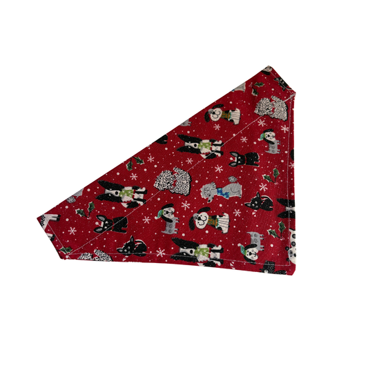 Handmade Dog Collar Bandana- Holiday Designs