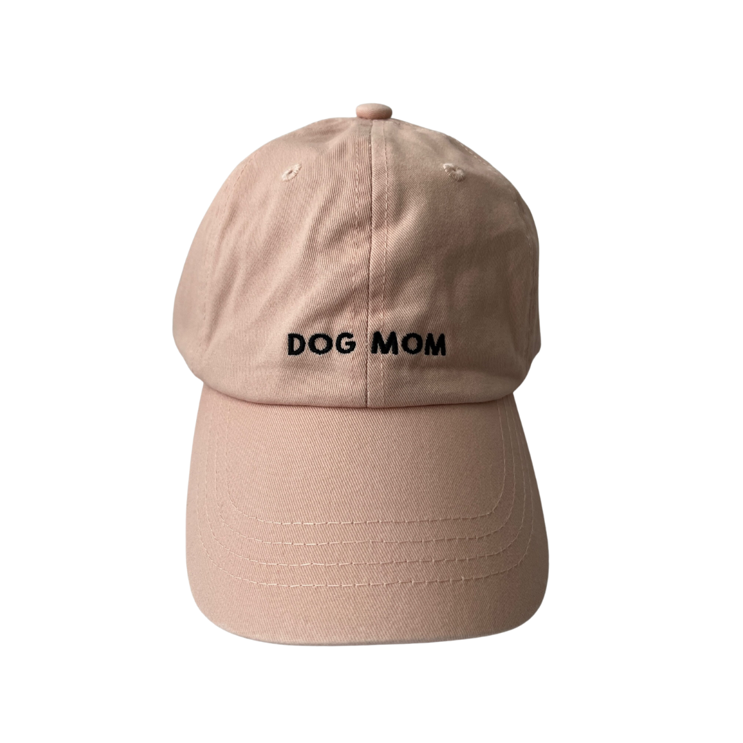 Pink Dog Mom Hat- Front View