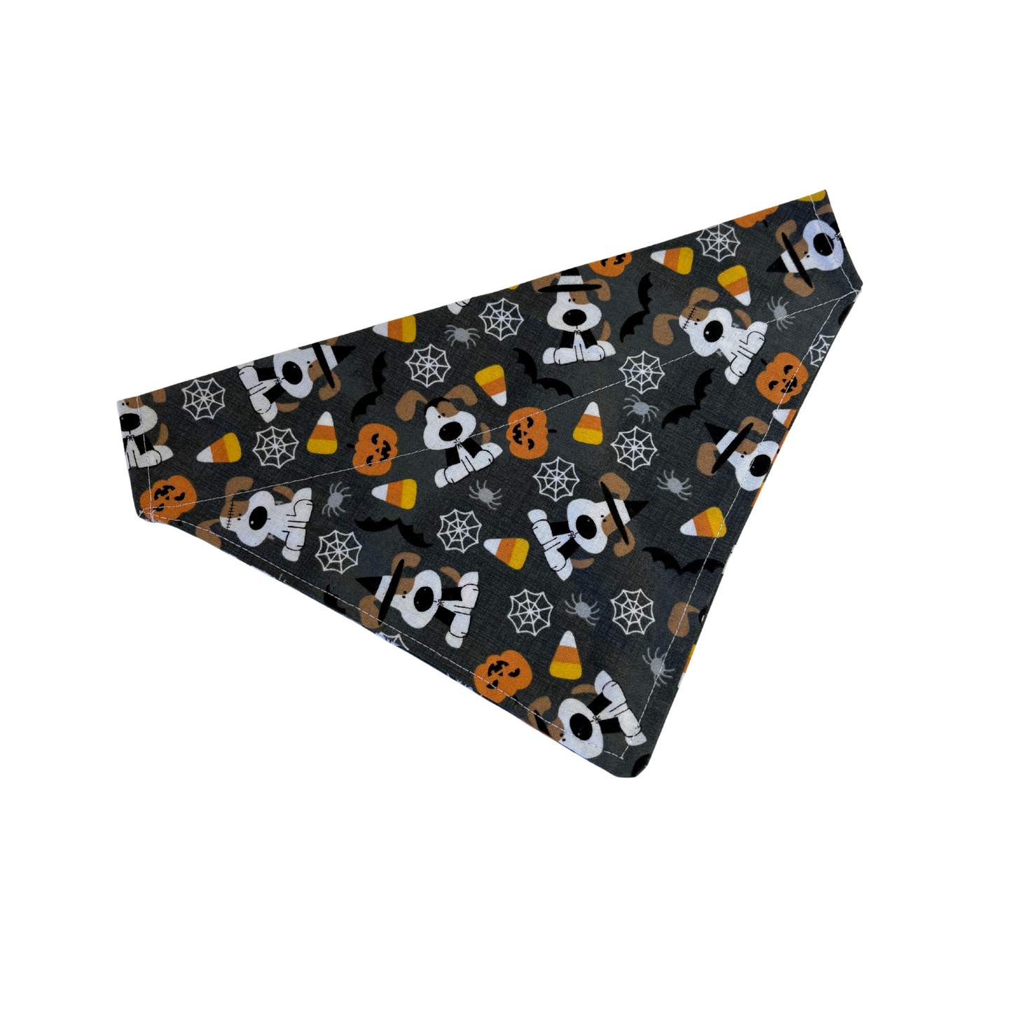 Grey Halloween Dog Bandana