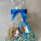 Blue Birthday Bundle - Mini Donut Toy & Crunchy Donut Treat