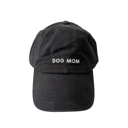 Black Dog Mom Hat- Front View