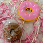 Pink Birthday Bundle - Mini Donut Toy & Crunchy Donut Treat
