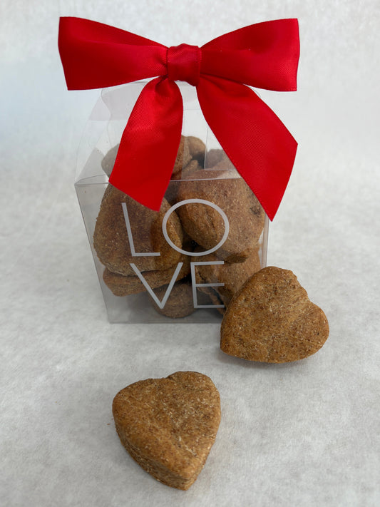 LOVE Box - Baked Dog Biscuits with Applesauce & Peanut Butter