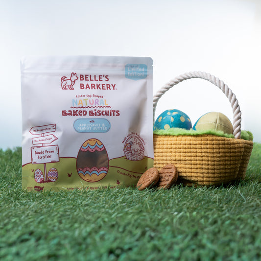 Eggs-cellent Easter Basket Bundle for Dogs - Treats & Toys!