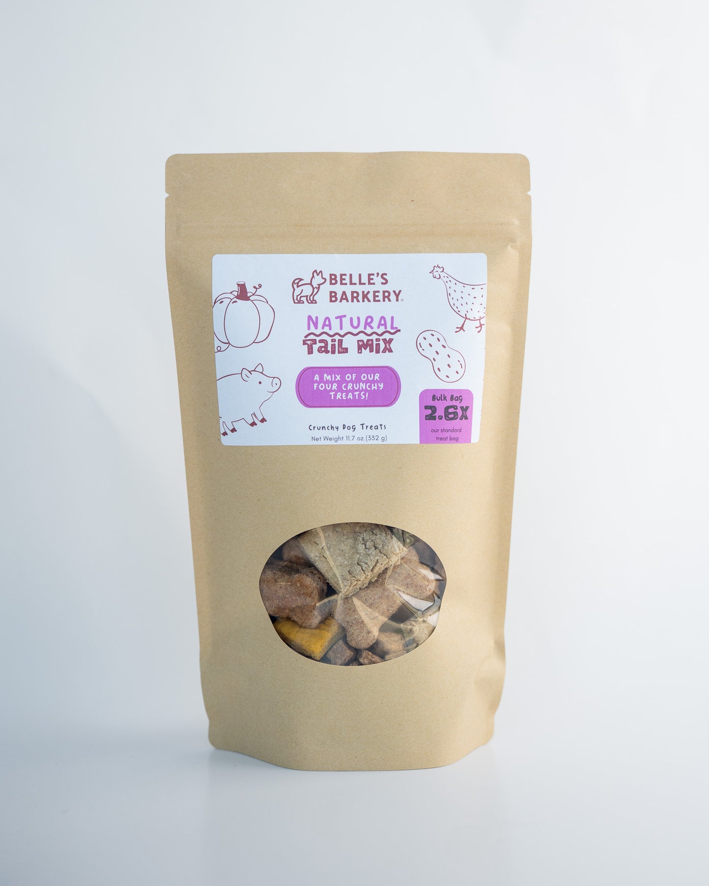 Tail Mix - A Mix of Crunchy Dog Treat Flavors for Your Dog