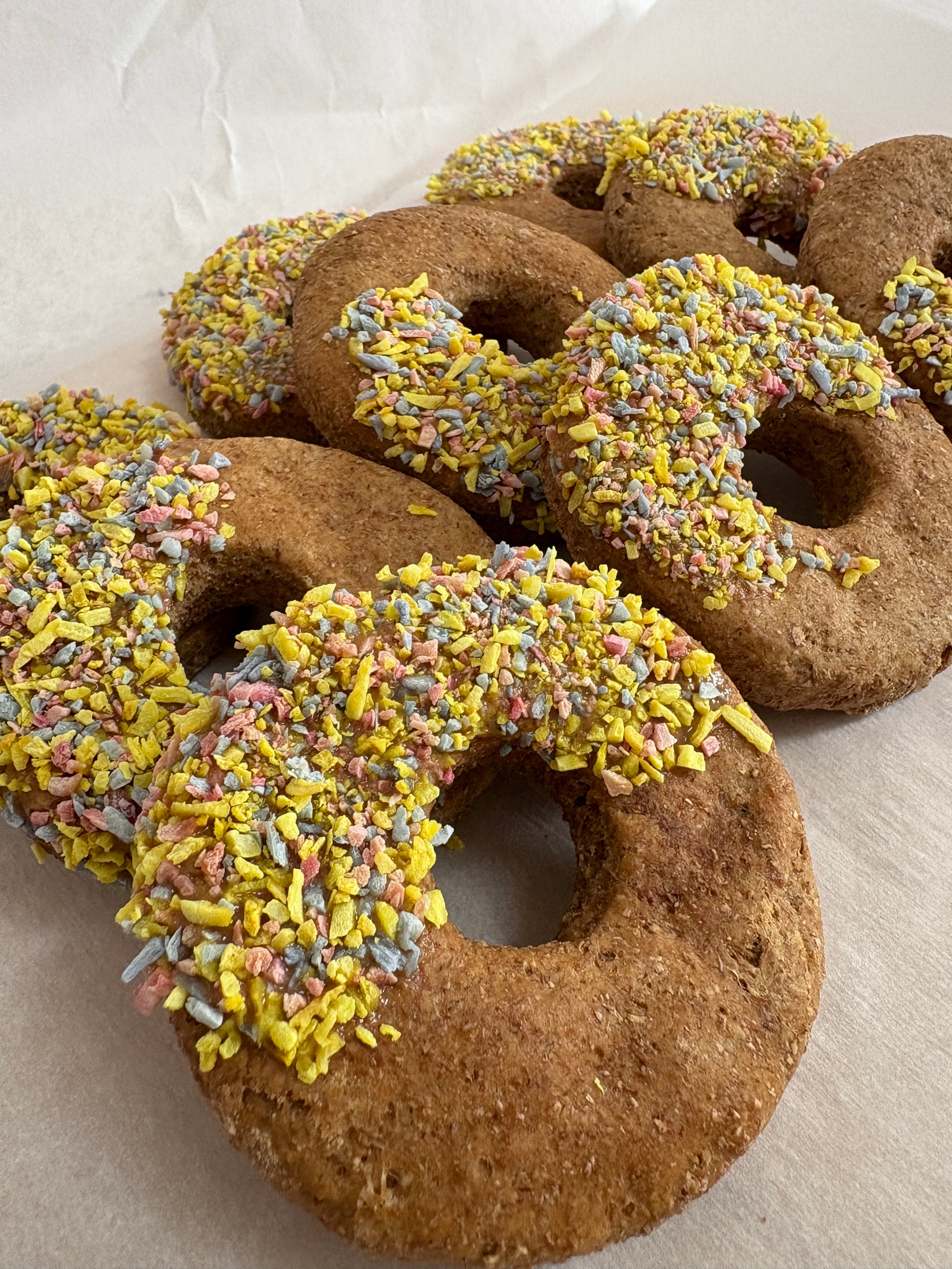 Donut Treat with Coconut Sprinkles