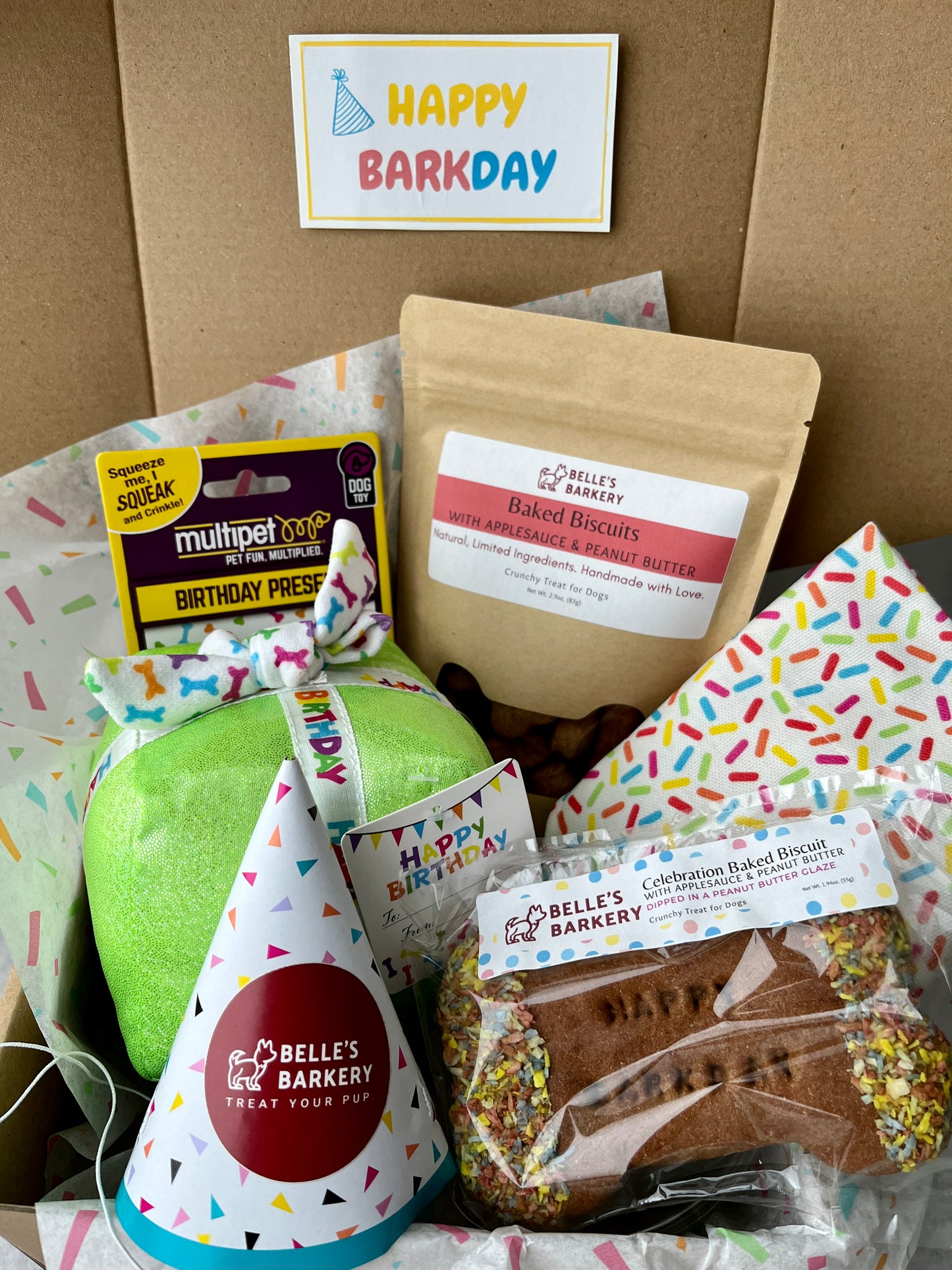 Birthday Box for Dogs - Rainbow Sprinkles