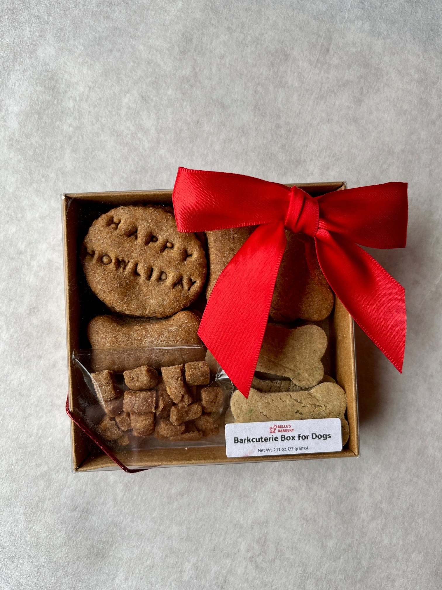 Small Barkcuterie Box with red bow