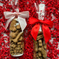 Sack of Treats- Peanut Butter Lover's Mix with pink or red bow