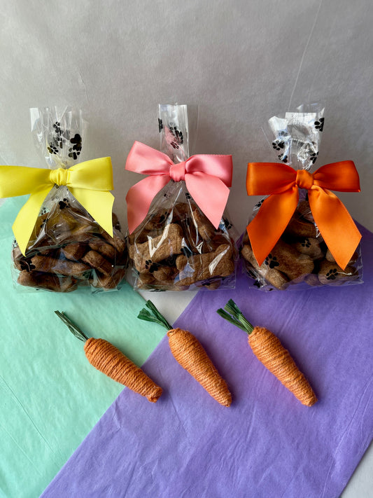 Sack of Treats - Baked Dog Biscuits with Applesauce & Peanut Butter