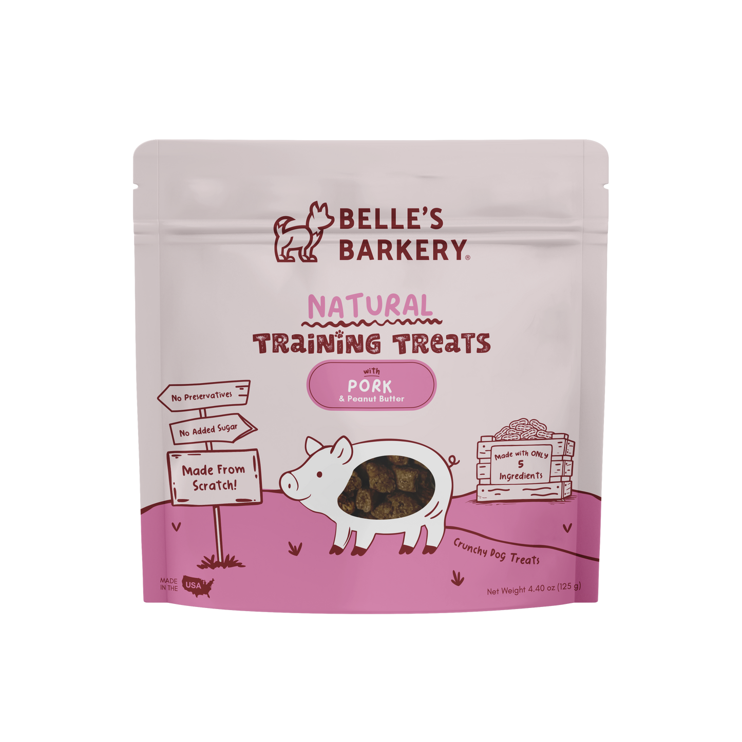 Training Treats with Pork & Peanut Butter