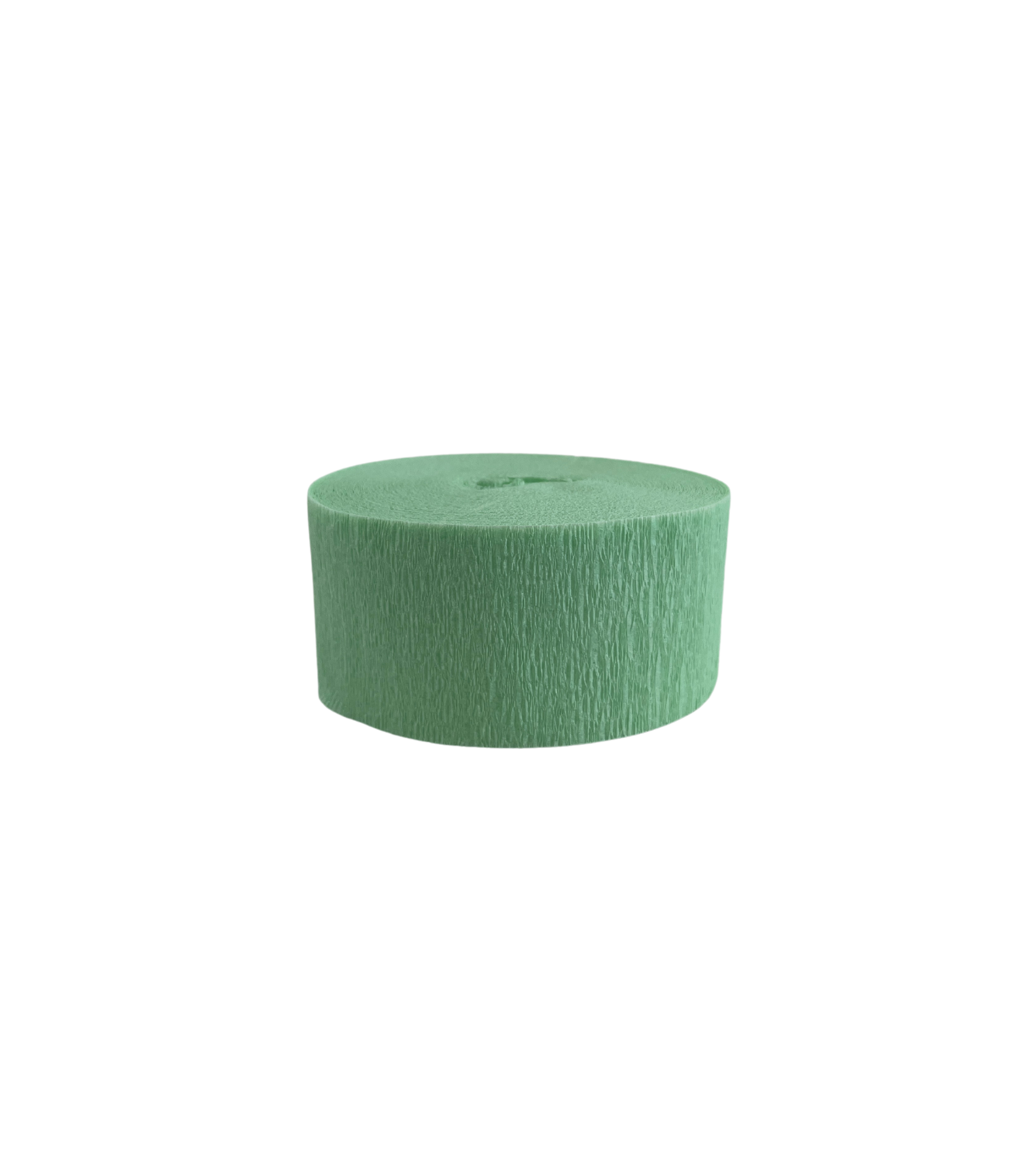 Green Paper Crepe Streamer