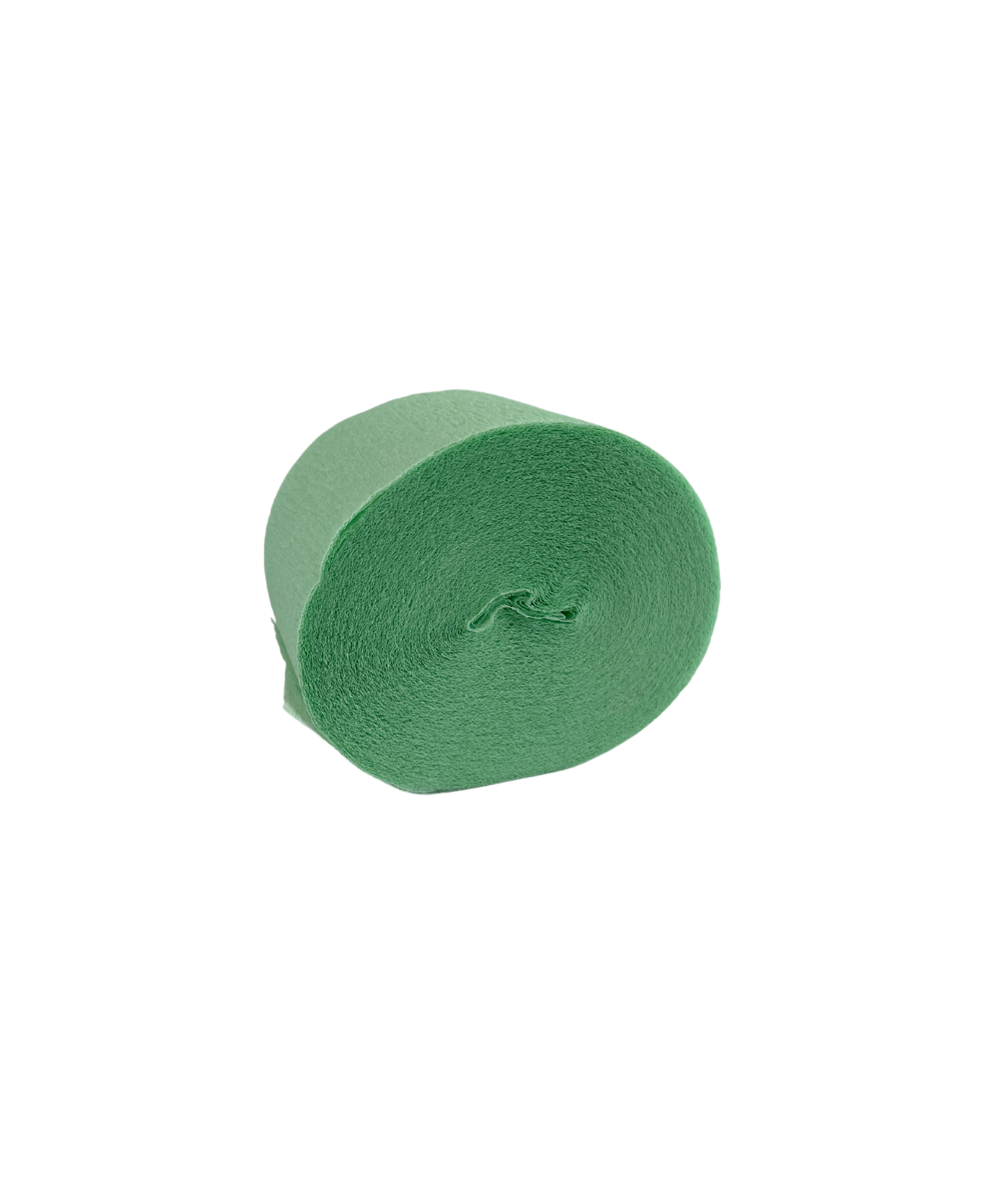 Green Paper Crepe Streamer