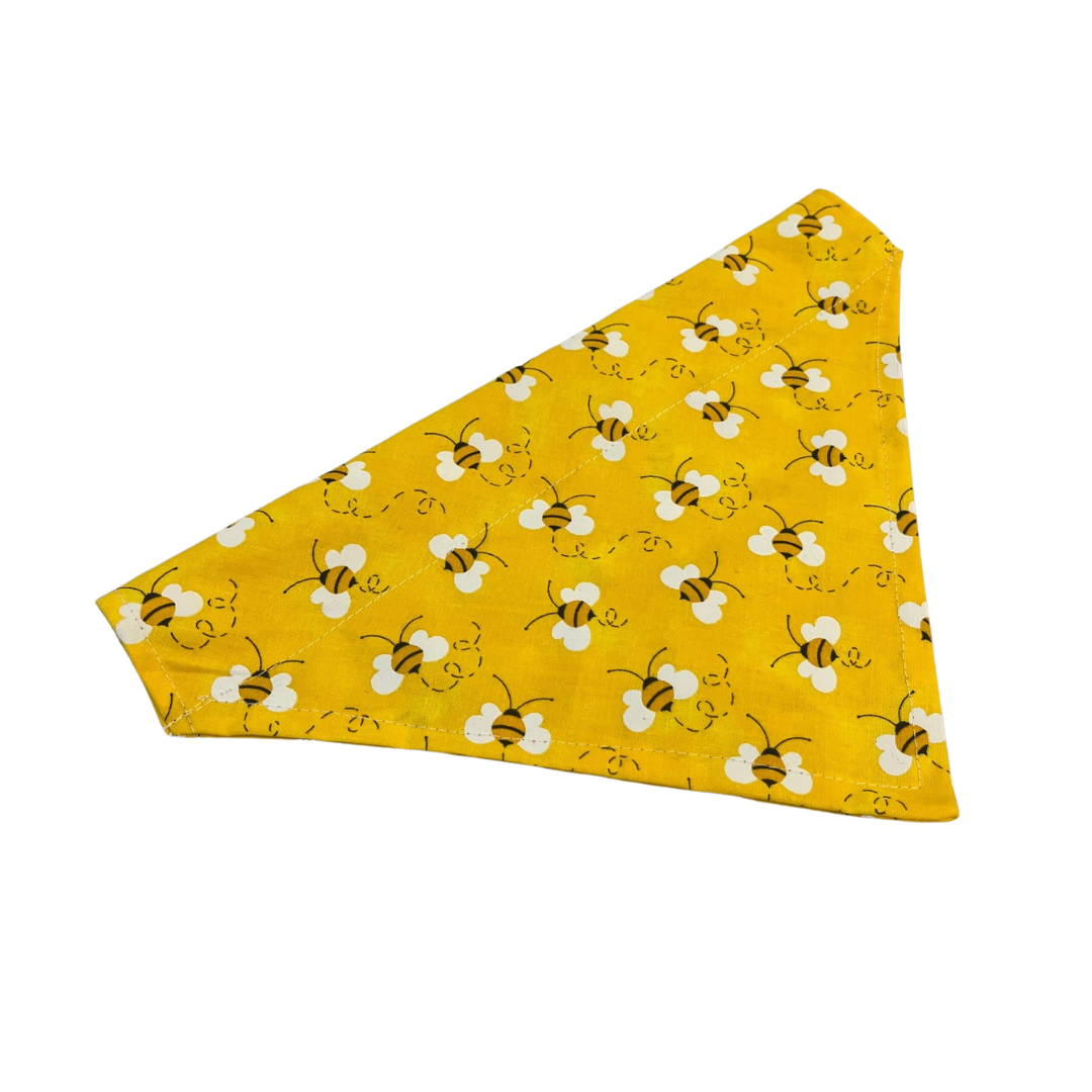 Handmade Dog Bandana- Bee Design