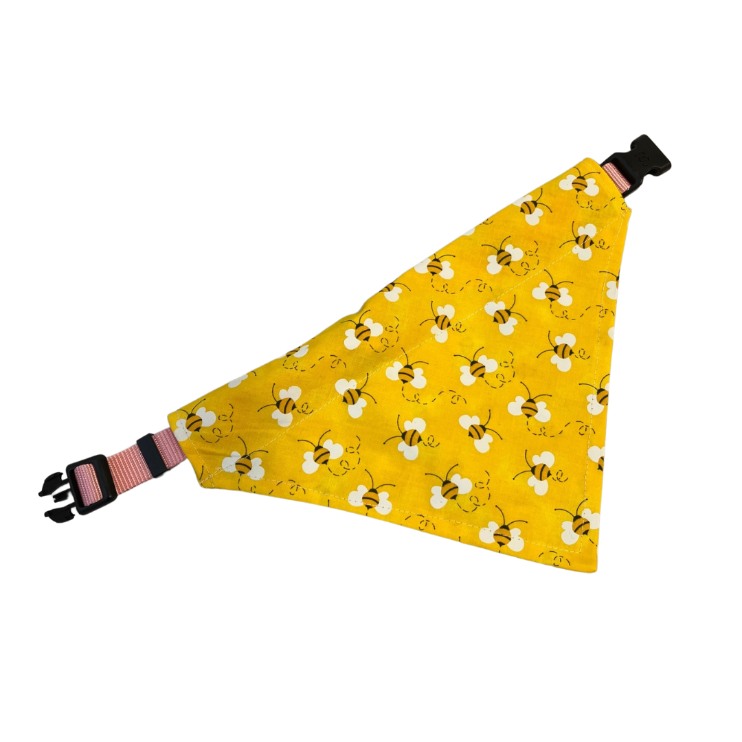 Handmade Dog Bandana- Bee Design