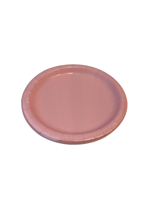 Perfectly Pink Cake Plates - 8ct