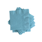 Blue paper napkins in stack