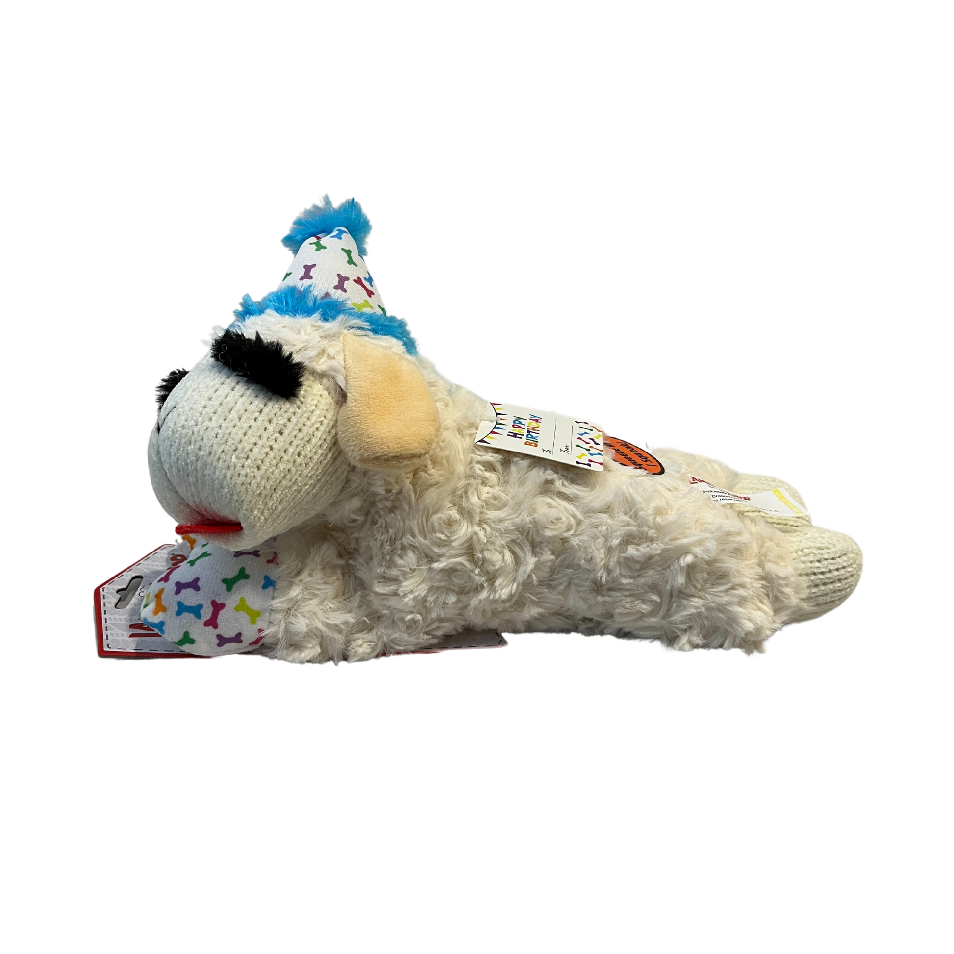 Holiday lamb 2024 chop dog toy