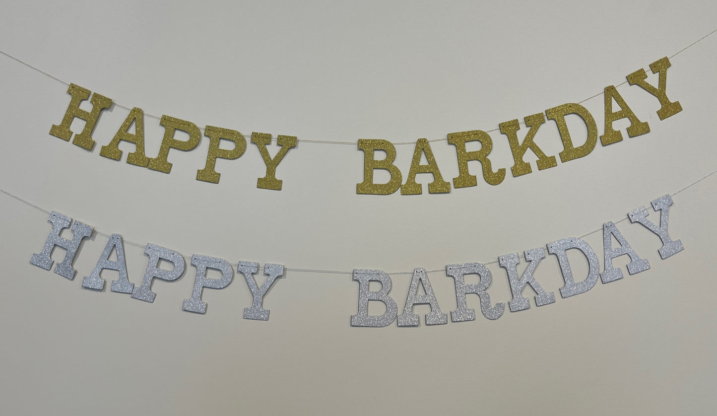 Happy Barkday Banner