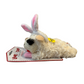 Easter bunny Lamb Chop dog toy- 6"